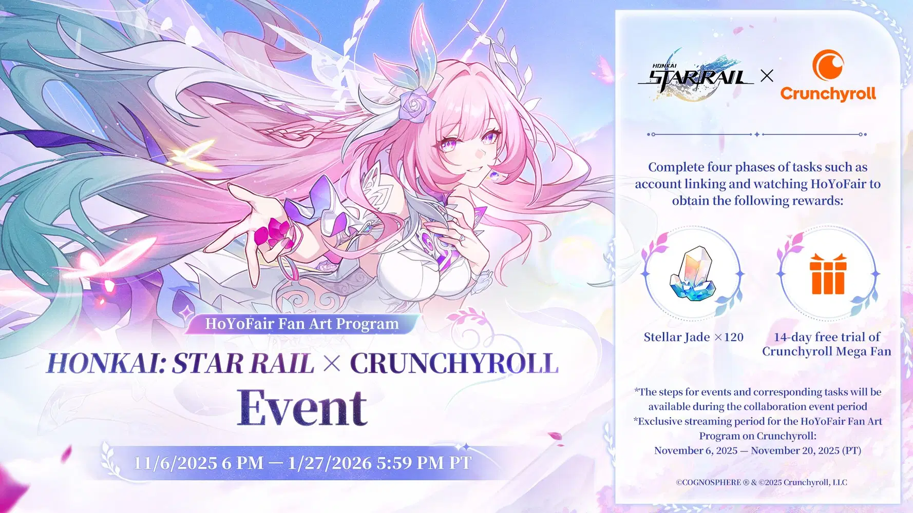 HSR x Crunchyroll Latest Collab: Rewards & Guide