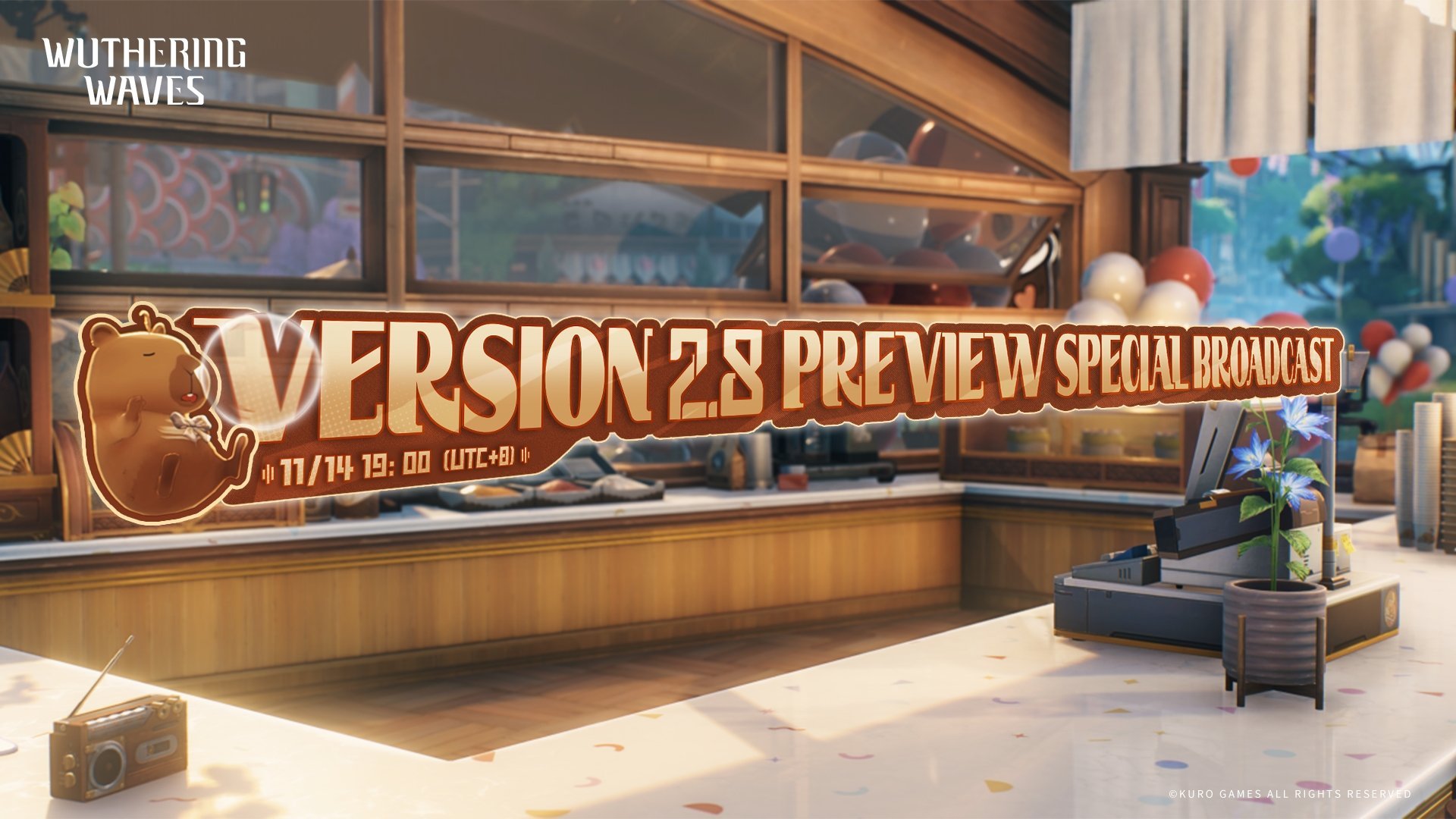 Wuthering Waves 2.8 Livestream: Redeem Codes, New Characters, Banner & More