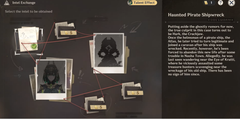 Genshin Impact Intelligence Exchange: All Obtainable Recorded Intel Location